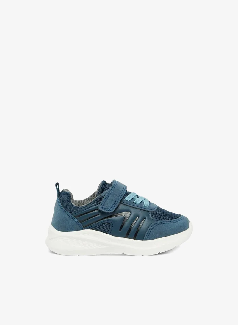 جونيورز Boys Hook & Loop Ankle School Sneakers