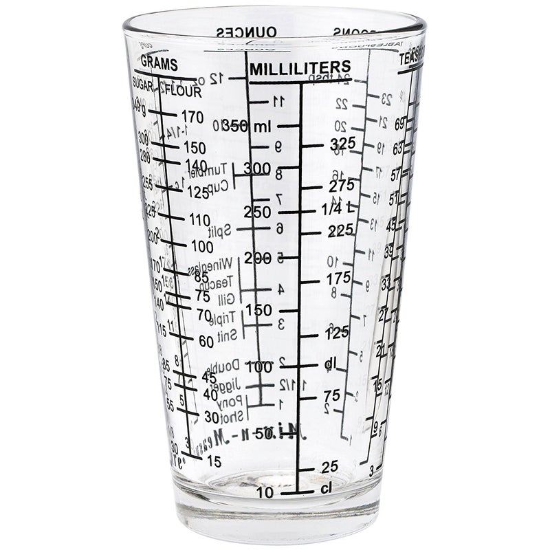 Dezine Products USA 1 1/2 Cup Mix-N-Measure Glass Measuring Cup