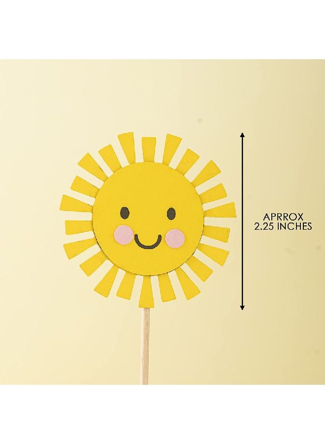 ThePartyPopper Sunshine Cupcake Toppers  - Image 4