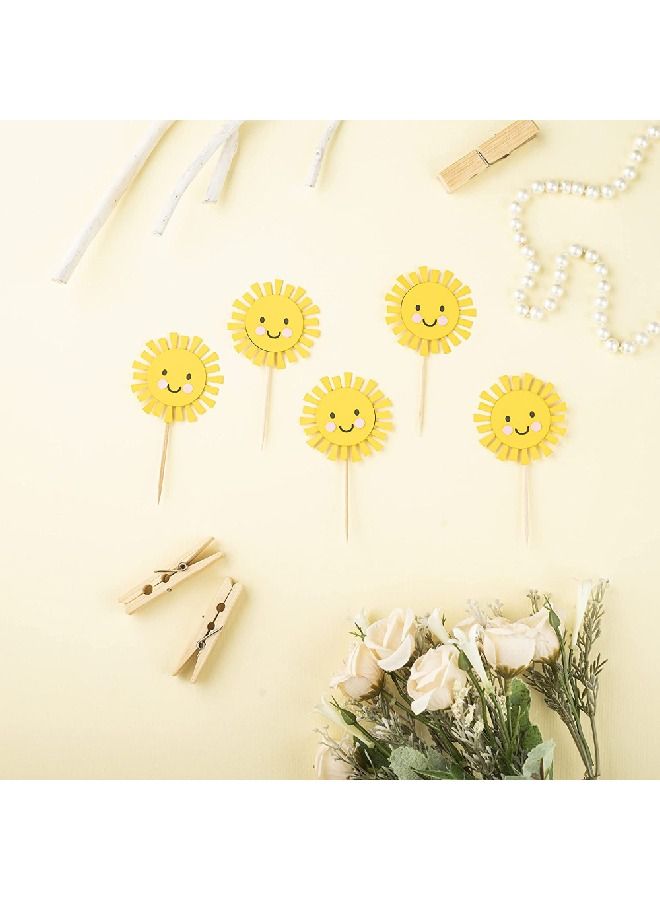 ThePartyPopper Sunshine Cupcake Toppers  - Image 2