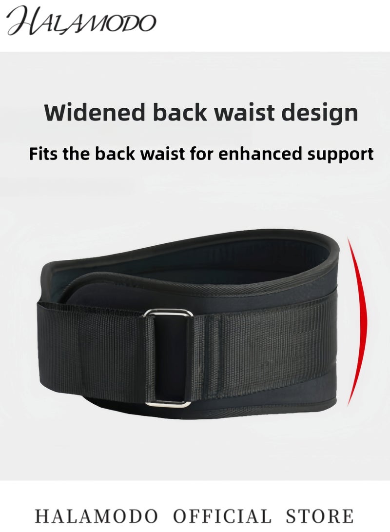 HALAMODO Wide Weightlifting Belt Gym Bodybuilding Fitness Belt Barbell Powerlifting Training Waist Trainer Back Belt Sports Protective Gear for Men & Women - Image 5