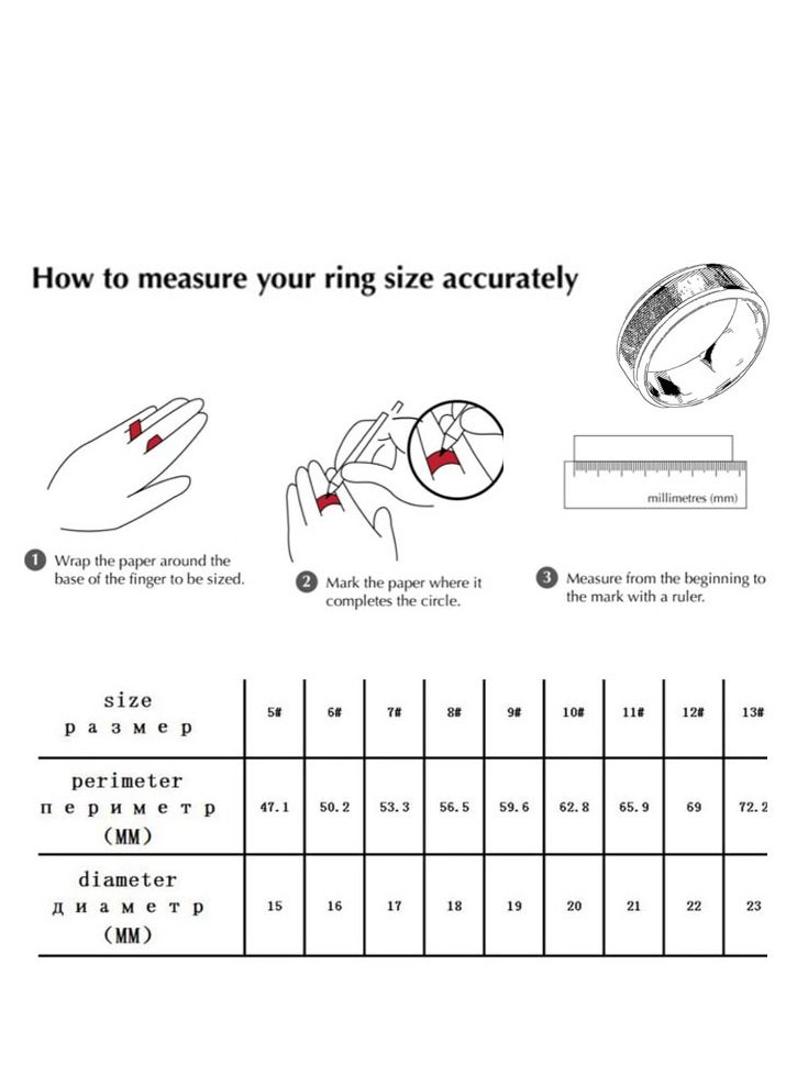 5esha Fashionable Ring With Stainless Steel Engravings - Image 3