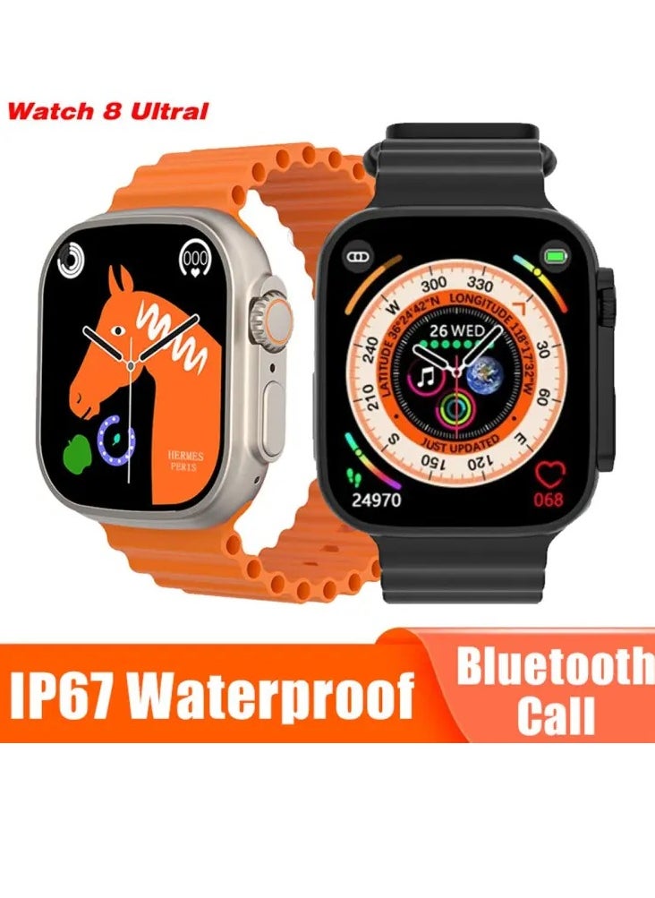 modio - New Smart Watch Ultra 1.85 Full Touch NFC Men Women Smartwatch Series 8 Bluetooth Call Waterproof Sports Sleep Monitoring Heart Rate Watches - Image 1