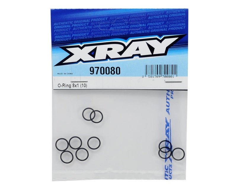 X RAY 8x1mm Lower Shock Cap O-Ring (10) - Image 2