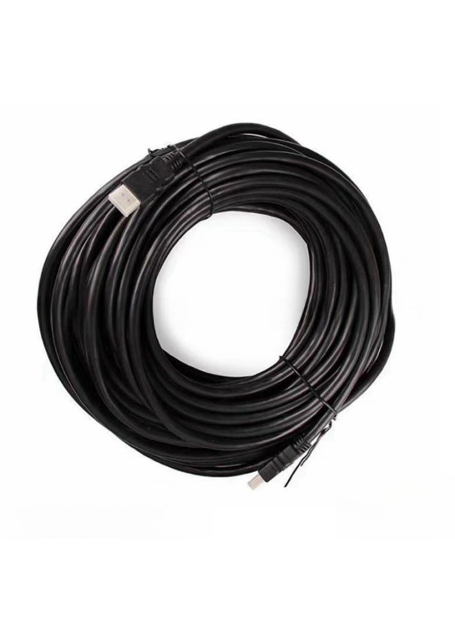 Black Hdmi 1.5 M -20 M HD HDMI Cable 1.4 Version Hdmi HD Audio And Video Cable-Color:Red And Black 30 M - Image 5