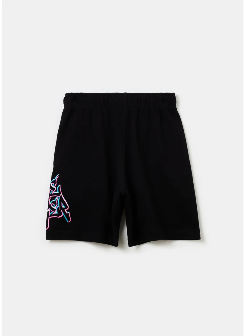 Ovs Bermuda joggers with embroidery