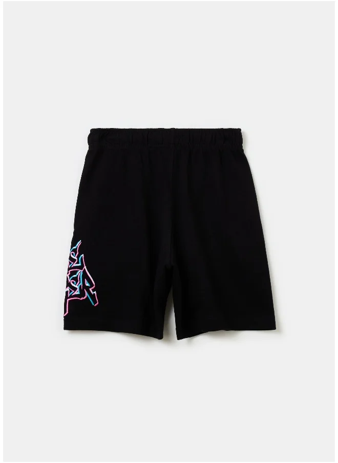او في اس Bermuda joggers with embroidery