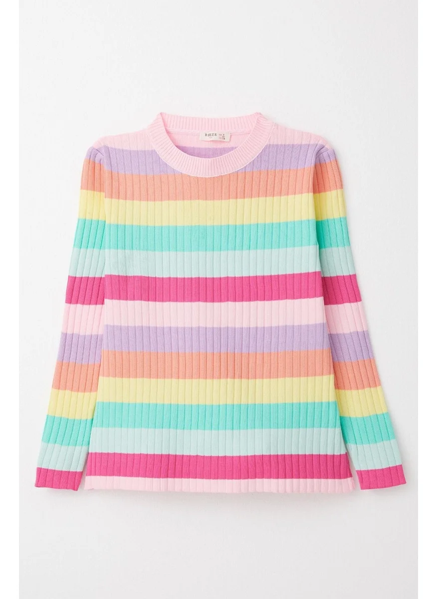 Breeze Girls Knitted Sweater Colorful 8-14 Years, Mixed Colors