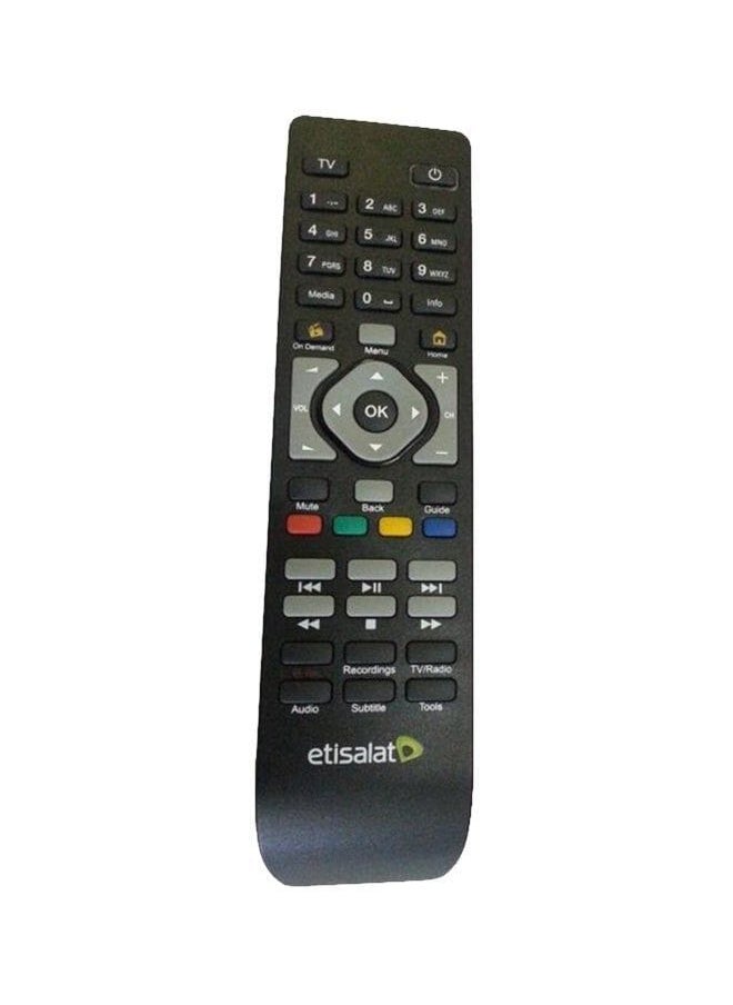 etisalat Compatible Remote Control Black 