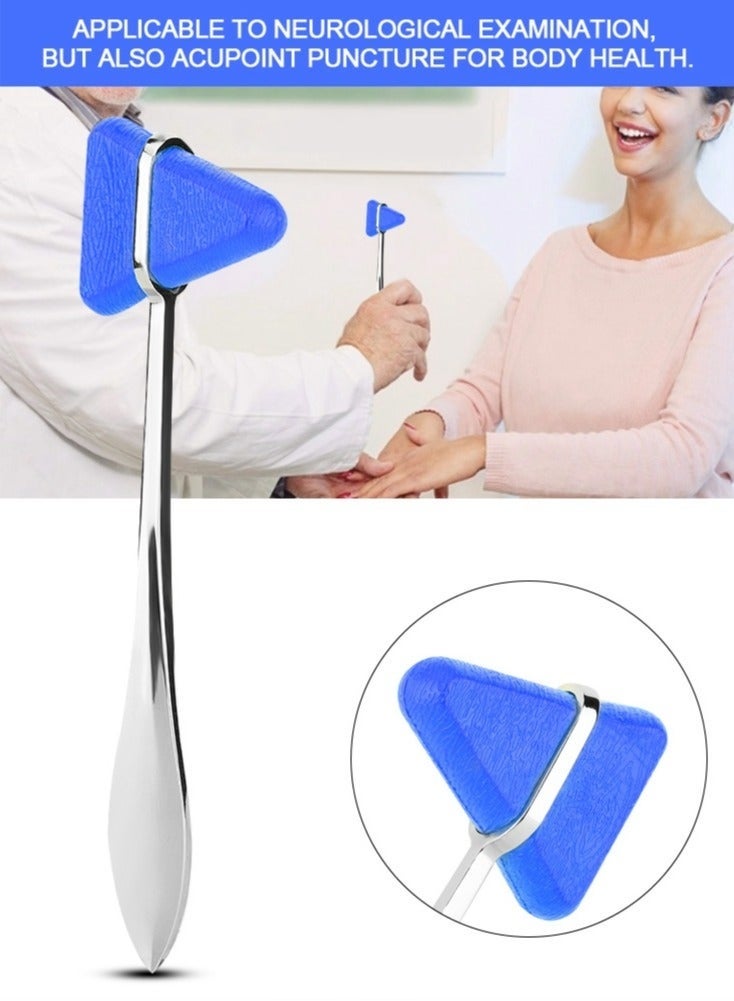 Bukela Percussion Hammer Medical Triangle Neurological Reflex Diagnostic Hammer Percussor Blue - Image 2
