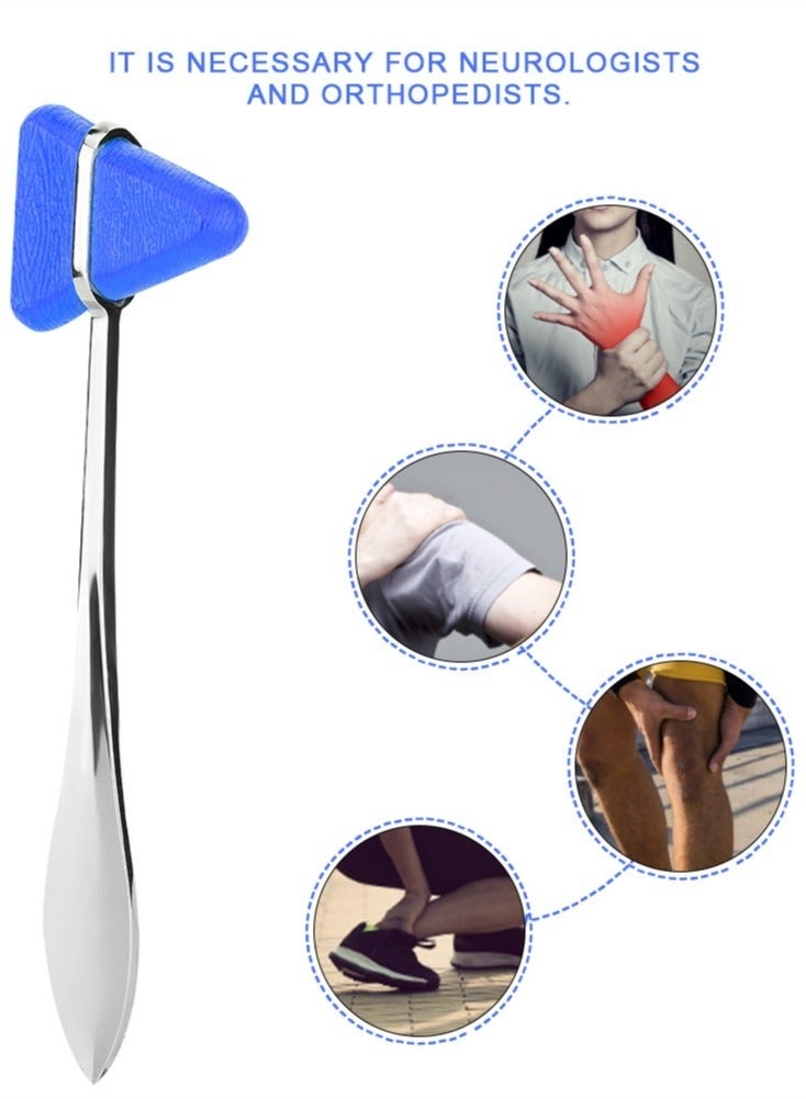 Bukela Percussion Hammer Medical Triangle Neurological Reflex Diagnostic Hammer Percussor Blue - Image 3