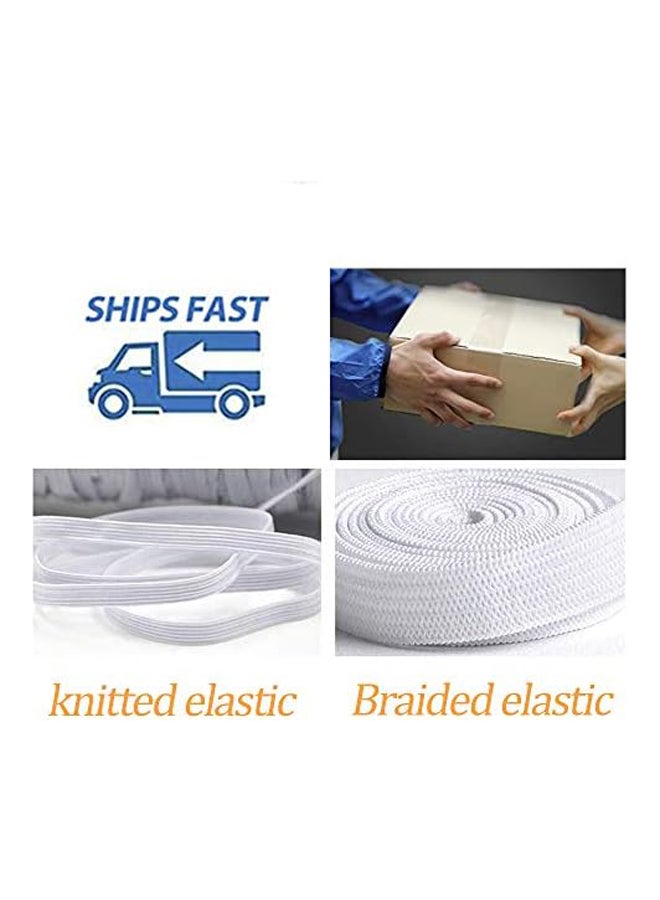 1/4 بوصة 6 مم مرن للخياطة 70 ياردة، حبل ربط الأذن - Image 3