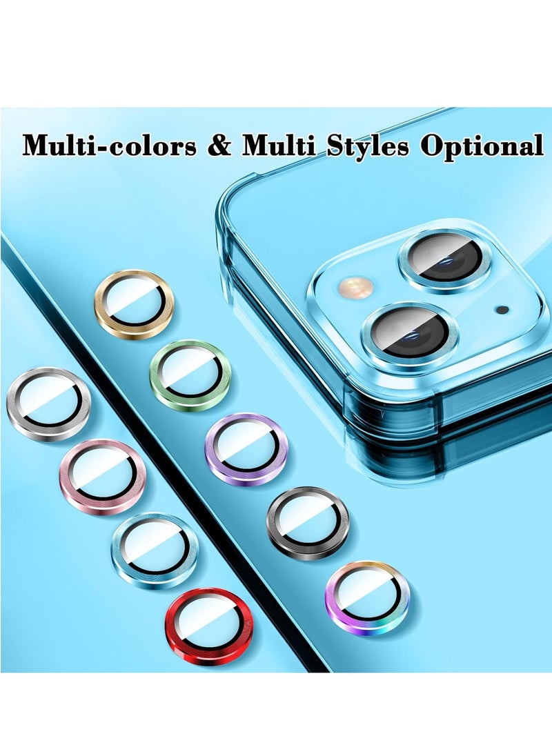 ELTRAZONE "Blue Camera Lens Protector for iPhone 16/16 Plus – Tempered Glass Cover with Automatic Alignment Metal Rings and HD Anti-Scratch Protection"  - Image 2