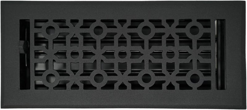 Madelyn Carter 4" x 12" Cathedral Floor and Wall Register, Cast Aluminum - Image 1
