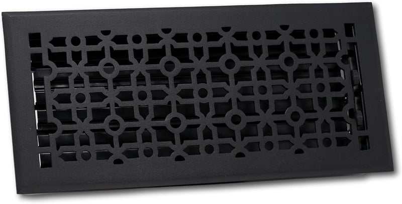 Madelyn Carter 4" x 12" Cathedral Floor and Wall Register, Cast Aluminum - Image 4