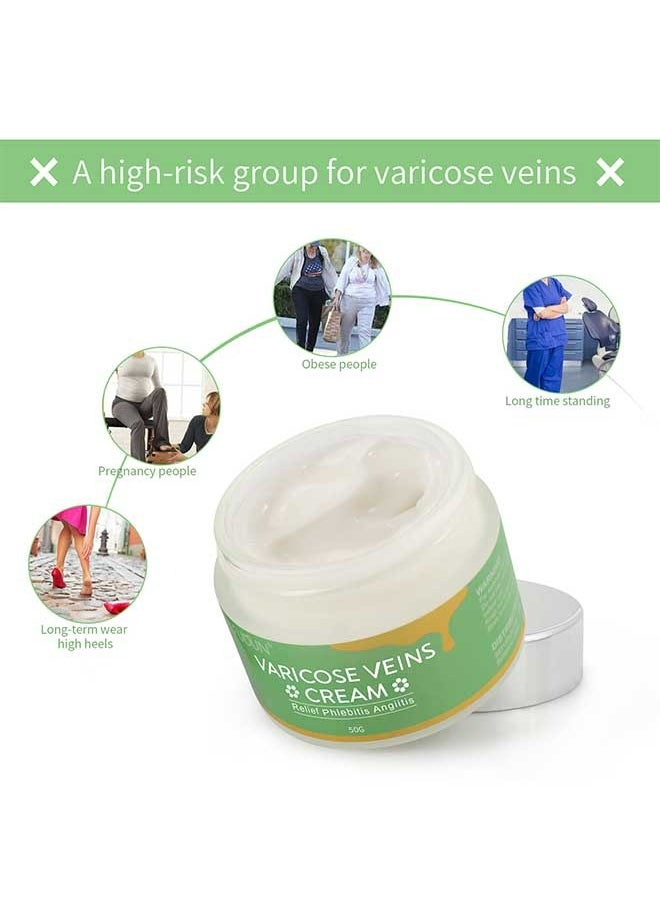 Sefudun - Varicose Veins Cream 50g, Spider Leg Repair Cream, Natural Varicose and Spider Veins Treatment, Strengthen Capillary Health/Improve Blood Circulation/Tired and Heavy Legs Fast Relief - Image 1