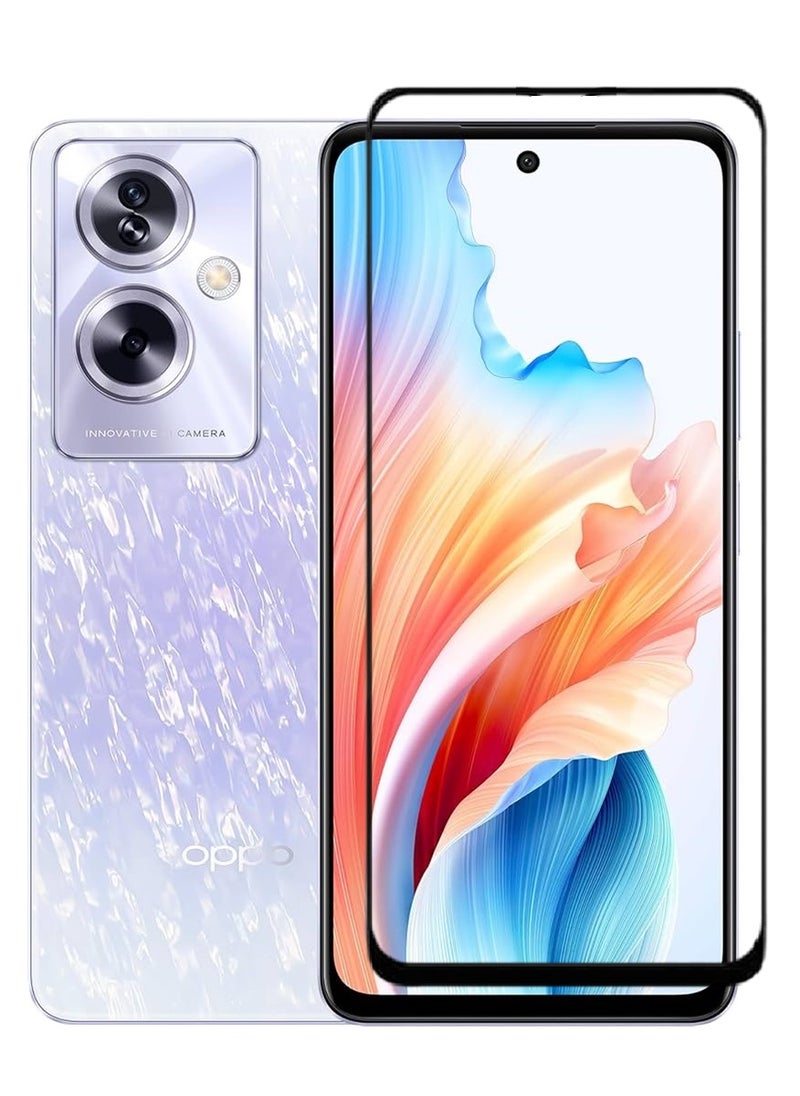 AINA Tempered Glass Screen Protector 5D Designed For Oppo A79 Full Glue Edge to Edge Full Screen Coverage And Bubble Free - Image 1