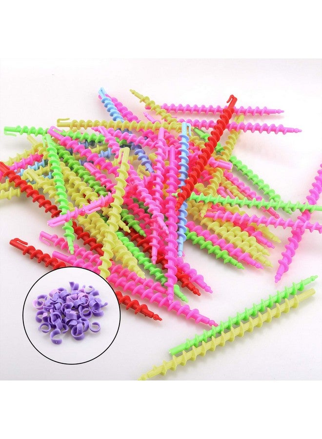 Coobbar Coobar 35Pcs Plastic Barber Hairdressing Spiral Hair Perm Rod Salon Tool Durable - Image 3