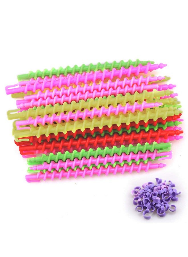 Coobbar Coobar 35Pcs Plastic Barber Hairdressing Spiral Hair Perm Rod Salon Tool Durable - Image 1