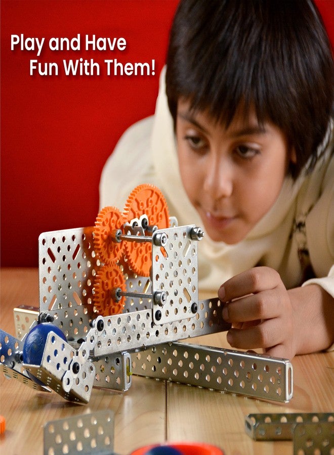 Avishkaar Robotics Explorer Kit, 5-in-1 DIY Robotics Kit for Kids Aged 8-12, 100+ Parts, Learn Mechanical Design & Creativity, Learning & Educational Stem Kit, Made in India, Multicolor - Image 5
