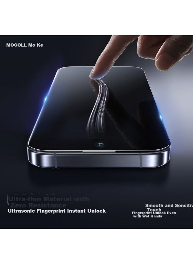 Moko Tempered Glass Screen Protector For Xiaomi 15 With 2.5d High Definition, Ultrasonic Fingerprint Unlock, Anti-fingerprint And Anti-drop Film - Image 3