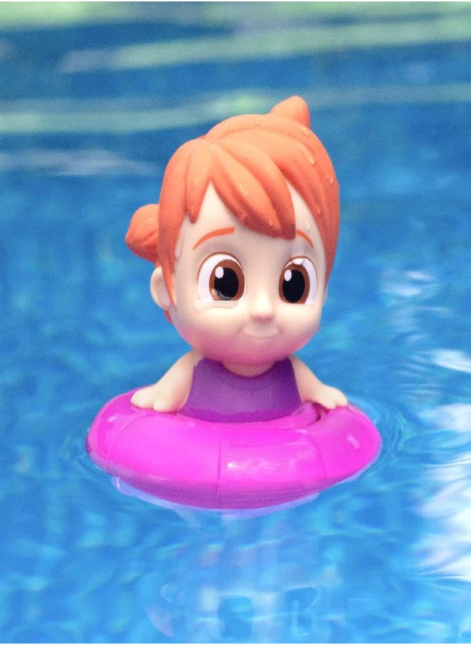 Jazwares - CoComelon Water Toys for Pool & Bath, 3 Piece Set - JJ, Cody and YoYo Floating Bobble Figures for Swimming - Summer Gift for Toddlers & Kids - Ages 18+ Months - Image 1