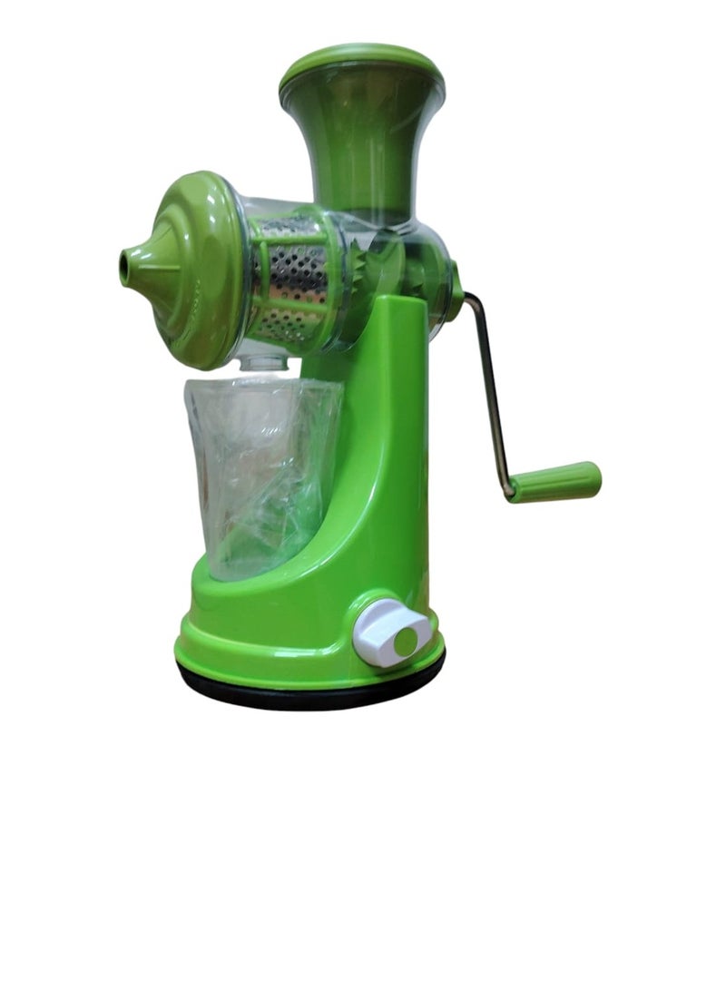 Manual Juicer for Fruits and Vegetables / Transparent Multicolor  - Image 1