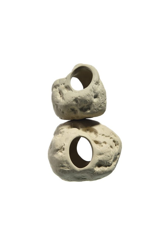 ALEGI Aquarium Decoration Rock Caves, Betta Fish Tank Accessories Hideout, Cichlid Stackable Cave Hiding (Small & Medium) - Image 1