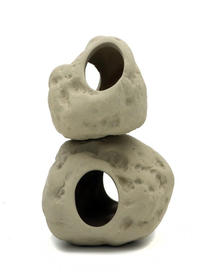 ALEGI Aquarium Decoration Rock Caves, Betta Fish Tank Accessories Hideout, Cichlid Stackable Cave Hiding (Small & Medium) - Image 5