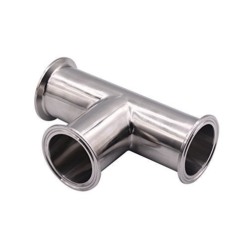 DERNORD Clamp Tee 3 Way Stainless Steel 304 Sanitary Fitting Fits 2" Tri-clamp, 51mm Pipe OD - Image 5