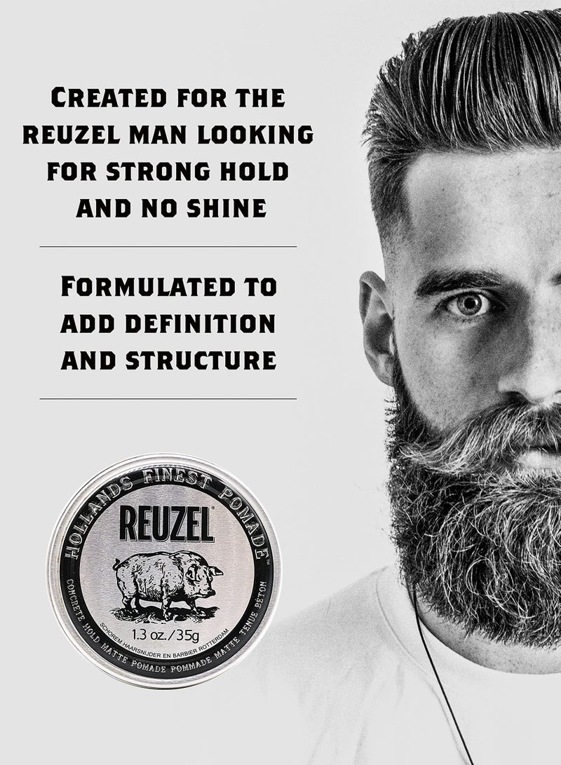 Reuzel Concrete Hold Matte Pomade - 1.3oz/35g - Image 2