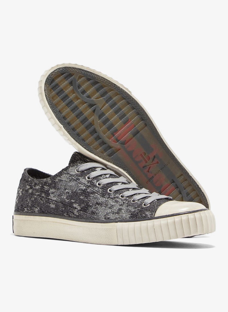 جون فارفاتوس سنيكرز جاكار بنقشة مموهة تجريدية - Image 4