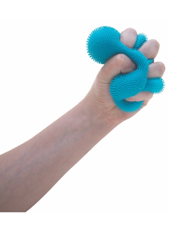 Schylling NeeDoh Fuzz Ball (Random Color Mystery) - Sensory Toy with a Velvet Texture and Soft Cloud Squish - Wavy Pattern You Can See and Feel - Ages 3 and Up - One Per Pack (Wonder Waves) - Image 2