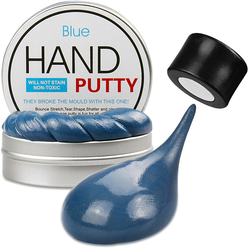JAYEE Blue Magnetic Slime Putty Magic Slime Hand Soft Putty with Upgraded Bigger Magnet Fidget Game Stress Relief Thinking Educational Toy Christmas Birthday Gifts for Boys Girls AdultsBlue - Image 2