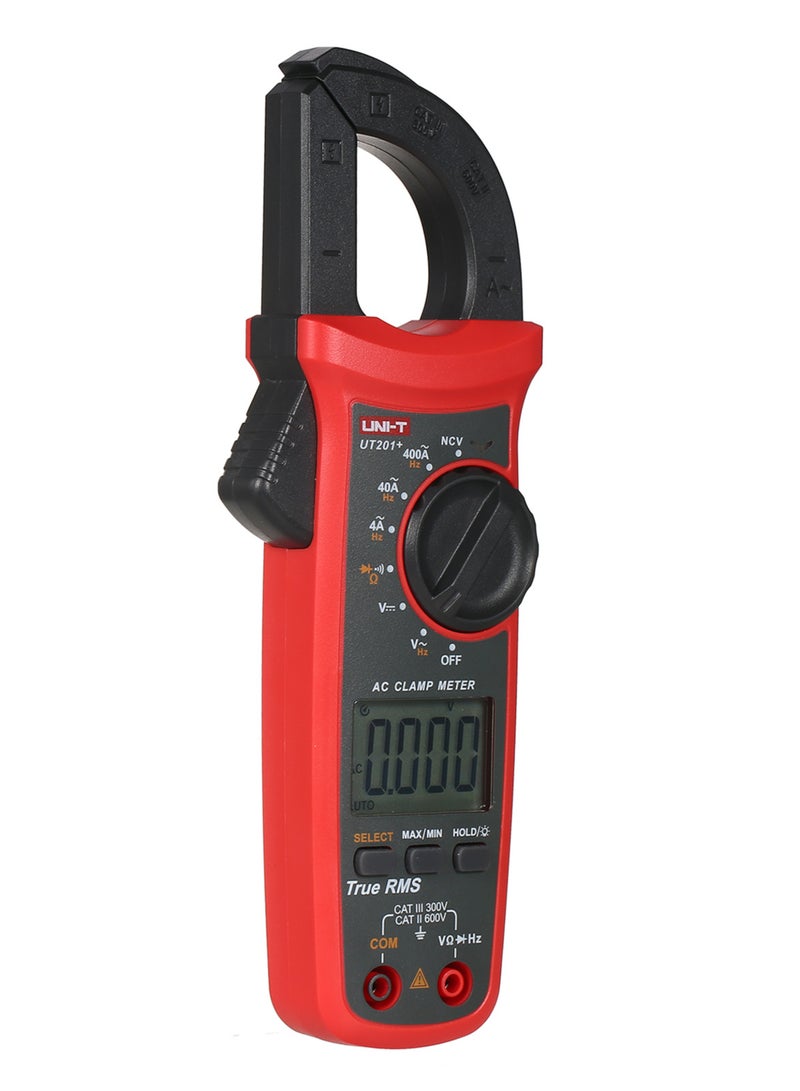 UNI-T UT201+ 4000 Counts Digital Clamp Meter True RMS Multimeter Clamp Ammeter Voltage Meter NCV Test Universal Meter Tester AC Current Clamp Tester - Image 3