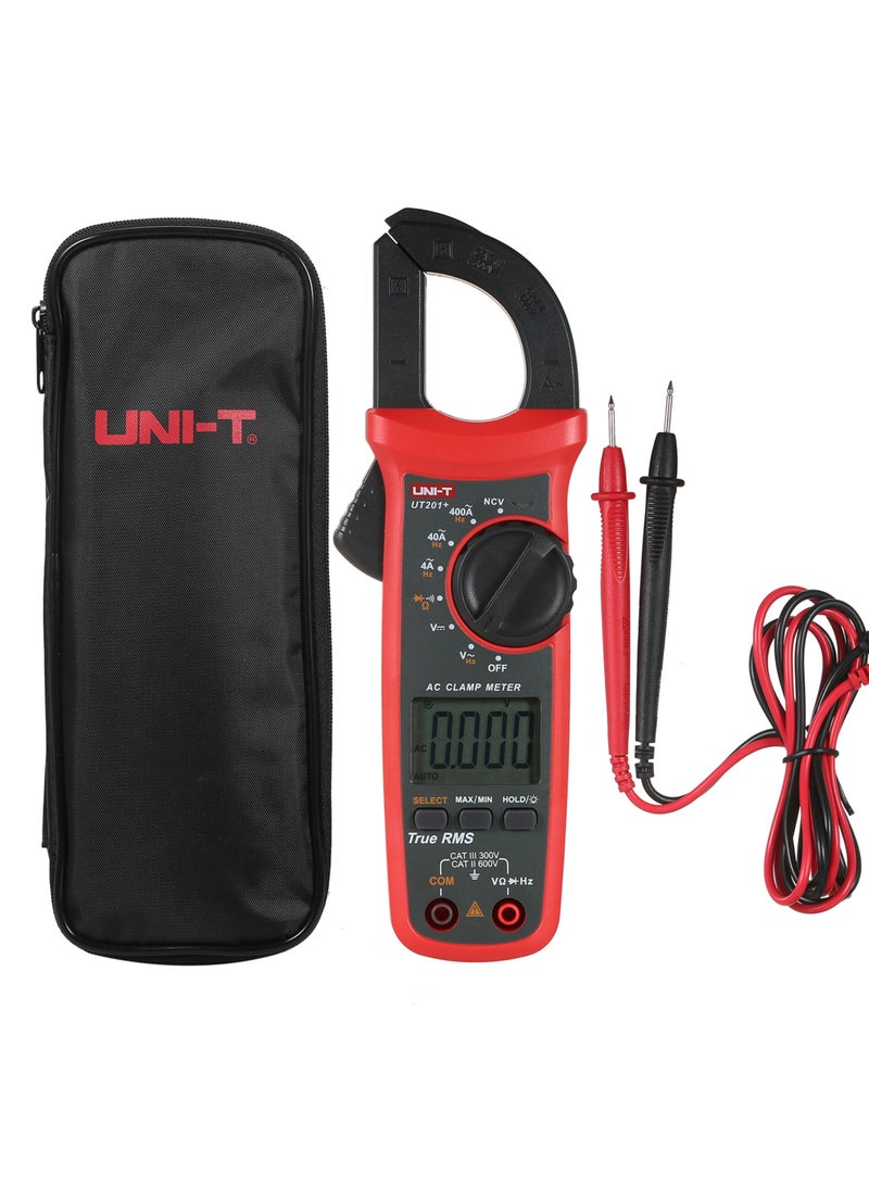 UNI-T UT201+ 4000 Counts Digital Clamp Meter True RMS Multimeter Clamp Ammeter Voltage Meter NCV Test Universal Meter Tester AC Current Clamp Tester - Image 1
