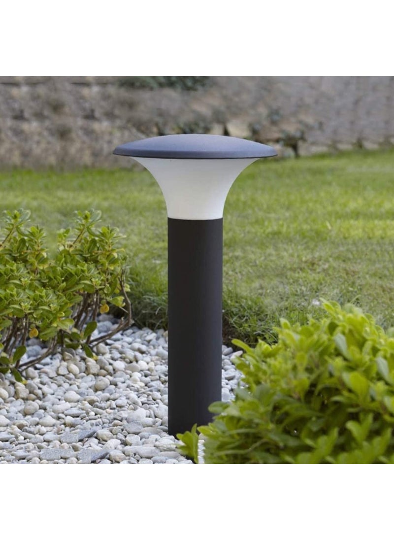 LEGEEN LEGEEN Light 2 Feet Black Waterproof Garden Light Gate Light Bollard Light Pole Light for Gardern Pathway EnteryWay Pole Pillar Park Home Area Bulb Included 59 cm Pack of1  - Image 1