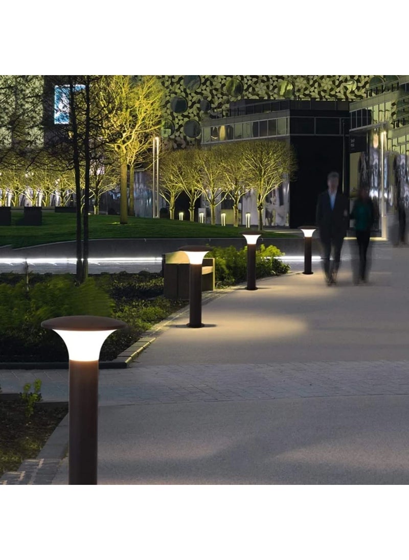 LEGEEN LEGEEN Light 2 Feet Black Waterproof Garden Light Gate Light Bollard Light Pole Light for Gardern Pathway EnteryWay Pole Pillar Park Home Area Bulb Included 59 cm Pack of1  - Image 2