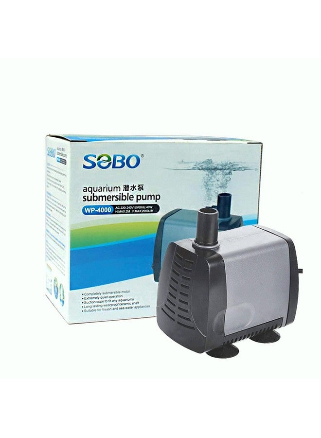 VAYINATO Sobo WP Series Aquarium Submersible Pump WP-4000 | Power : 40W | Output : 2000L/H | H.max : 2.0M - Image 1