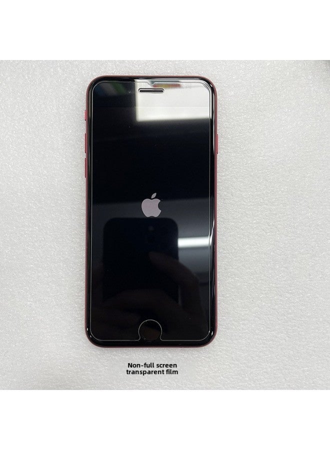 IPhoneSE3 Full Screen Tempered Glass Film Special Thick Gel Edgeless Half Screen Protection For Apple SE2022 High Definition Anti-Fingerprint-Color:High Aluminum Arc · Plasma · Full Screen Screen Printing Three Strong ]-Dimensions:iPhoneSE3 ] - Image 3