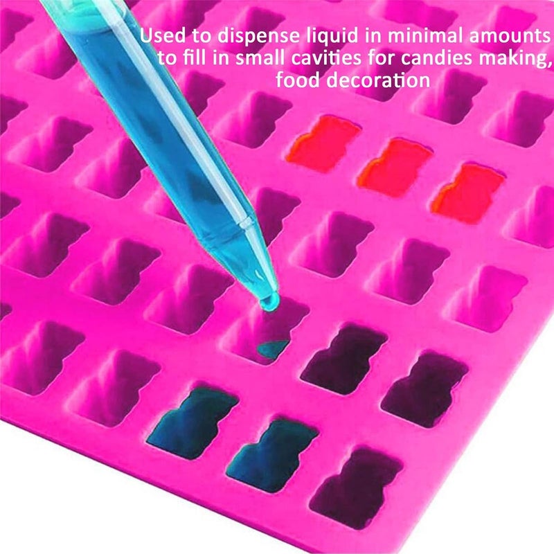 SQUISHY 8PCS Dropper for Baby, Dropper Bottle, Pipette Multi-color Pipette Droppers with 2 Cleaning Brushes, Soft Filler Droppers for Accurate Liquid Transfer Eye Drops and General Liquid Dispensing - Image 4