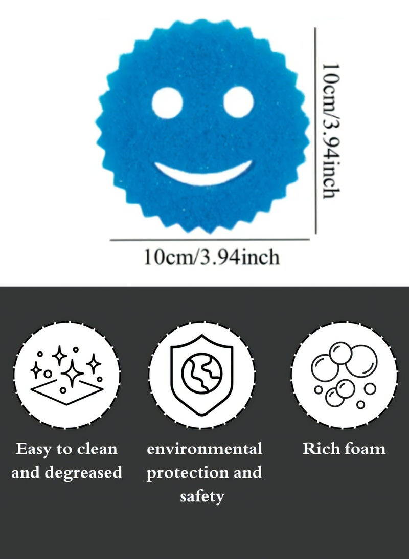 The special sponge for washing dishes and kitchen utensils is ideal cleaning various surfaces comes in a set of four pieces - Image 4