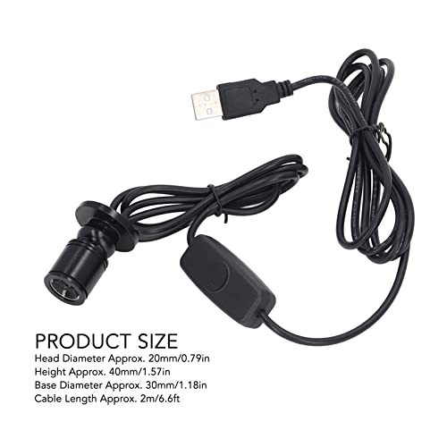 Hilitand كشاف LED ميني 5V USB قابل للتعتيم مع أضواء بؤرية مع كابل بطول 6.6 قدم لعرض اللوحات والصور والنباتات والمجوهرات والنماذج (ضوء 4000K) - Image 3
