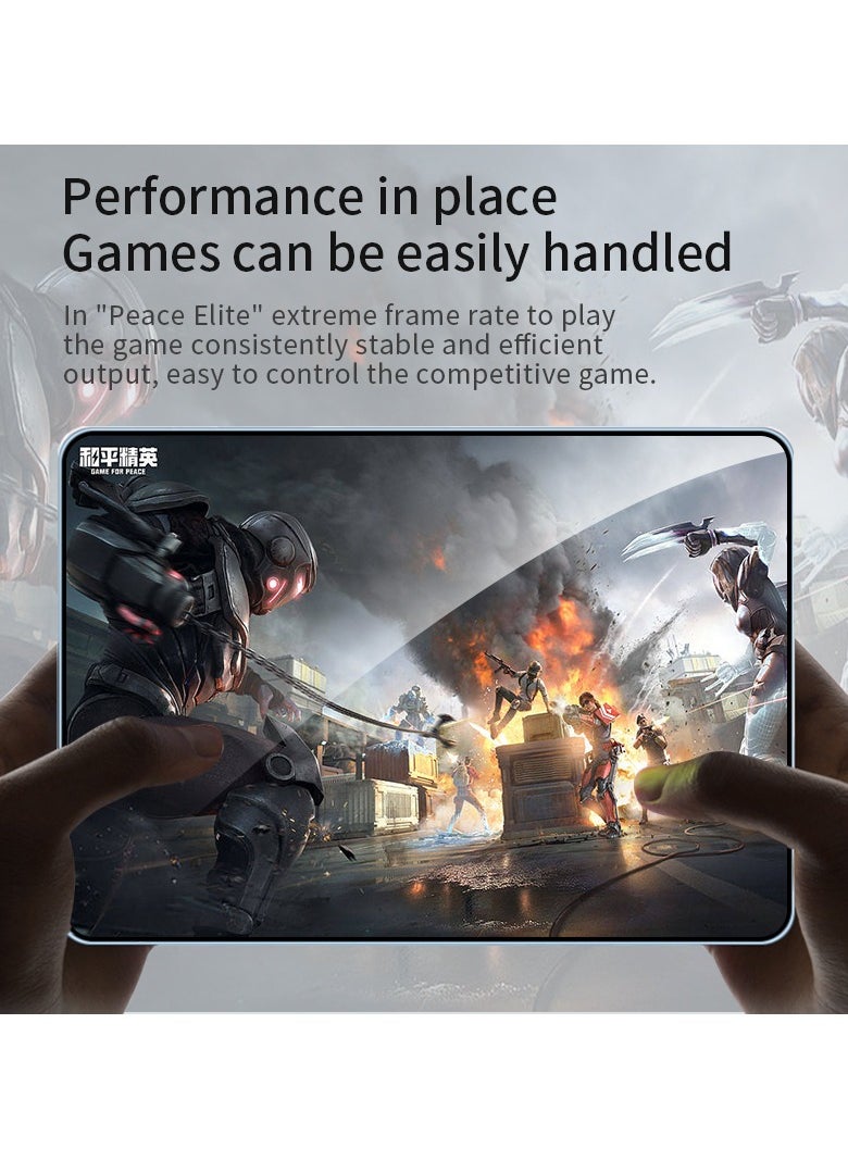 Umiio - 10.1-inch Android Tablet Dual SIM 5G WiFi 6GB RAM 128GB ROM Optimized for Gaming and Music Smart Tab - Image 1