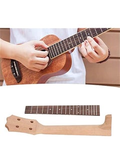 Generic Ukulele Fretboard Neck Set, Rosewood Wood Fingerboard Replacement Neck Ukulele Accessories for 4 String Ukulele Musical Instrument Folk & World Instrument Accessories (23in)  - Image 3