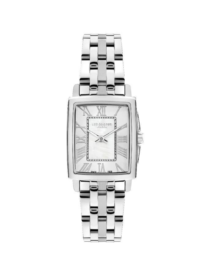 لي كوبر ساعة يد نسائية معدنية بعقارب . - Image 1