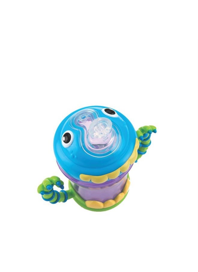 Nuby Plastic Two-Handle iMonster No-Spill Super Spout Cup, 7 Ounce  - Image 2