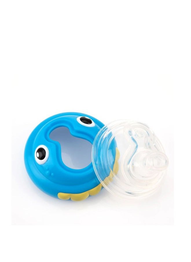 Nuby Plastic Two-Handle iMonster No-Spill Super Spout Cup, 7 Ounce  - Image 4