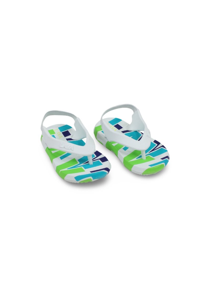 إكزيت شباشب مطاطية للبنات - أبيض - Image 1