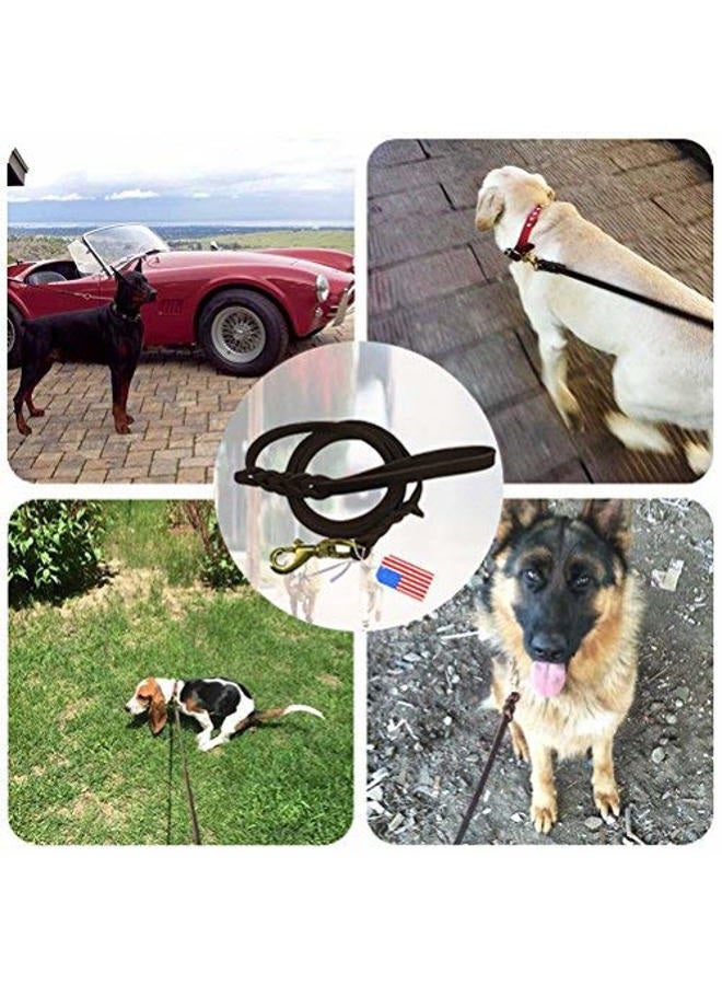 Highland Farms Select Premier 6ft Leather Dog Training Leash. Made from Leather and is a Great Option for Hunting Dogs or General Obedience in The Backyard.Christmas Dog Gifts - Image 4